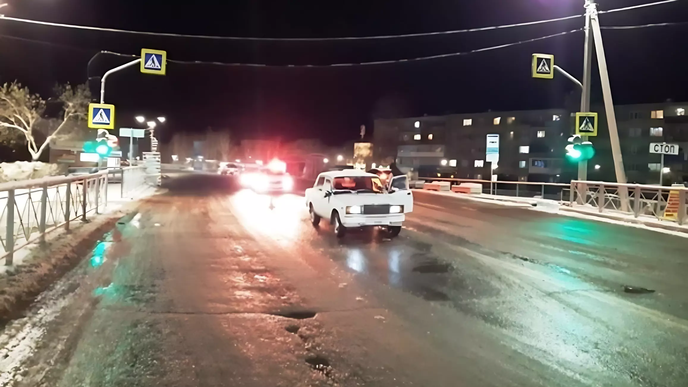 В Саяногорске мужчина сбил двух пожилых женщин на пешеходном переходе